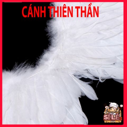 Bộ Cánh Lông Vũ Trắng Dễ Thương Cho Bé - Phụ Kiện Tiệc Tùng Thoải Mái, Chất Liệu Tự Nhiên, Kích Thước Linh Hoạt