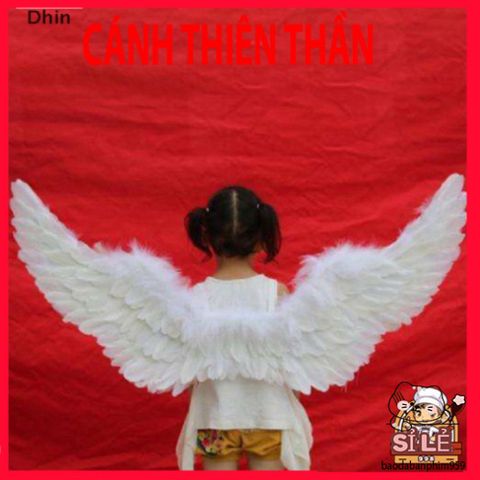Bộ Cánh Lông Vũ Trắng Dễ Thương Cho Bé - Phụ Kiện Tiệc Tùng Thoải Mái, Chất Liệu Tự Nhiên, Kích Thước Linh Hoạt