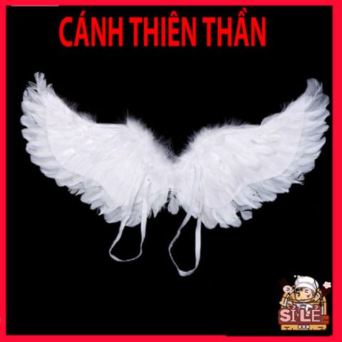 Bộ Cánh Lông Vũ Trắng Dễ Thương Cho Bé - Phụ Kiện Tiệc Tùng Thoải Mái, Chất Liệu Tự Nhiên, Kích Thước Linh Hoạt