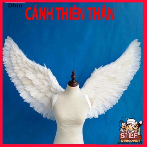 Bộ Cánh Lông Vũ Trắng Dễ Thương Cho Bé - Phụ Kiện Tiệc Tùng Thoải Mái, Chất Liệu Tự Nhiên, Kích Thước Linh Hoạt