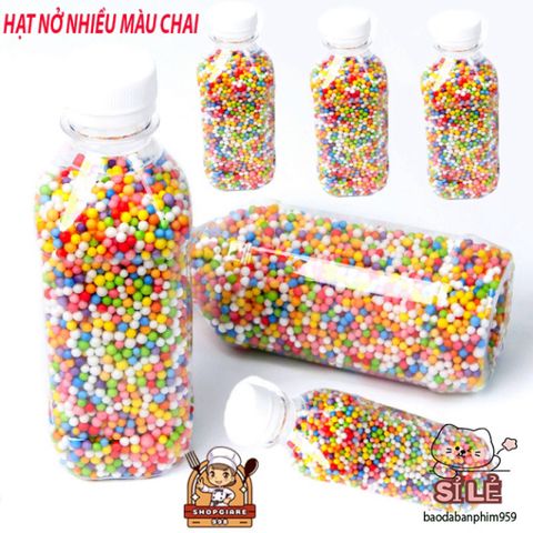 Hạt Nở Ngâm Nước Nhiều Màu Sắc 100gr - Trang Trí Sáng Tạo Cho Bàn Làm Việc và Sự Kiện, Chơi Đùa Thú Vị Cho Trẻ Em
