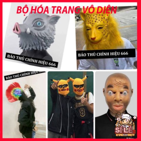 Mặt Nạ Hình Đầu Cá Xanh - Mặt Nạ Silicone Vui Nhộn Cho Halloween, Tiệc Hóa Trang, Phù Hợp Với Người Lớn & Trẻ Em