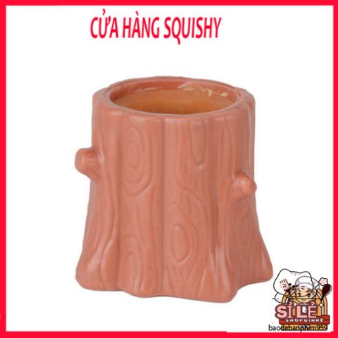 Đồ Chơi Bóp Dẻo Squishy Trứng Sóc Gốc Cây - Giải Tỏa Căng Thẳng An Toàn Cho Trẻ Em và Người Lớn, Đồ Chơi Halloween Thú Vị