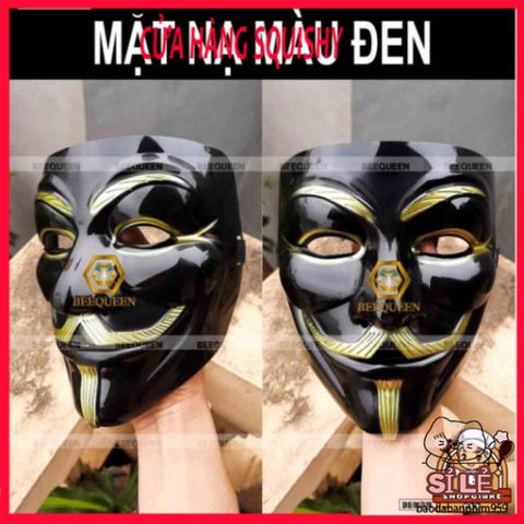 Mặt Nạ Hacker Anonymous - Mặt Nạ Thằng Hề Vàng Trắng Cho Tiệc Hóa Trang, Cosplay, Phong Cách Độc Đáo
