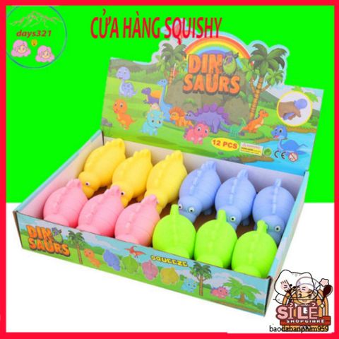 Squishy Khủng Long Thời Tiền Sử Phát Sáng - Đồ Chơi Giải Tỏa Căng Thẳng Cho Trẻ Em - Món Quà Tuyệt Vời Giúp Giải Trí