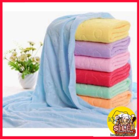 Khăn Tắm Nhật Bản Mềm Mại 120x70cm - Chất Liệu Thấm Hút Tốt, Họa Tiết Trang Nhã, Nhiều Màu Sắc Tươi Sáng, Quà Tặng Ý Nghĩa