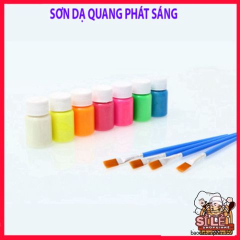 Sơn Dạ Quang 15G An Toàn Dễ Sử Dụng - Phản Xạ Gốc Nước Cho Nghệ Thuật Trang Trí, Màu Sắc Đa Dạng