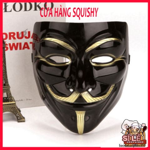 Mặt Nạ Hacker Anonymous Cosplay - Phụ Kiện Hóa Trang Halloween, Màu Vàng, Bạc, Đen, Trắng, Đồ Đặc Biệt Cho Tiệc Hóa Trang