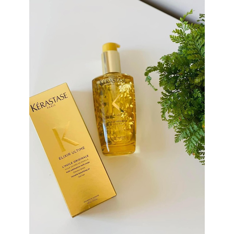 Tinh Dầu Dưỡng Tóc Kerastase Elixir Ultime 30ml - Dưỡng Tóc Mềm Mượt, Phục Hồi Hư Tổn, Bảo Vệ Nhiệt 230°C