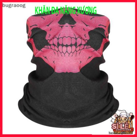 Mũ Balaclava Nam Họa Tiết Đầu Lâu - Mặt Nạ Chống Gió, Bảo Vệ Khi Đi Xe Đạp & Mùa Halloween - Phụ Kiện Thể Thao Ngoài Trời Thời Trang