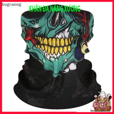 Mũ Balaclava Nam Họa Tiết Đầu Lâu - Mặt Nạ Chống Gió, Bảo Vệ Khi Đi Xe Đạp & Mùa Halloween - Phụ Kiện Thể Thao Ngoài Trời Thời Trang