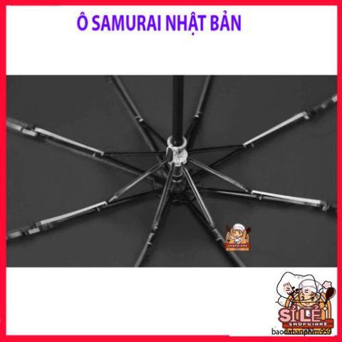 Ô Dù Nhật Bản Samurai Cán Dài Sang Trọng 105cm - Phong Cách Quá Khổ Cho Nam Nữ, Thiết Kế Đẹp Mới Lạ