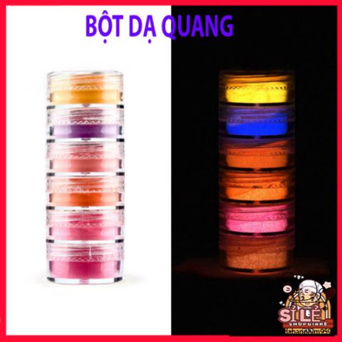 Bột Dạ Quang Nhiều Màu Phát Sáng - 5g, Vật Liệu Nghệ Thuật Cho Trang Trí Sống Động, Hiệu Ứng Ánh Sáng Rực Rỡ