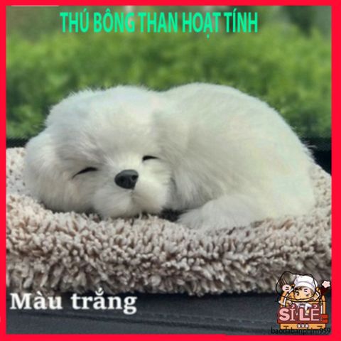 Chó Bông Than Hoạt Tính Nano Khử Mùi Xe Ô TÔ - Trang Trí Taplo Xe Hơi - Phụ Kiện Mvn Auto