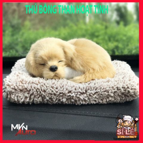 Chó Bông Than Hoạt Tính Nano Khử Mùi Xe Ô TÔ - Trang Trí Taplo Xe Hơi - Phụ Kiện Mvn Auto