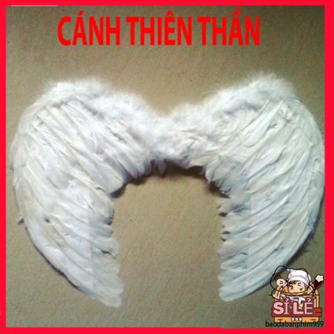 Đôi cánh thiên thần lông vũ trắng cho bé - Phụ kiện hóa trang lễ hội dễ thương, giúp bé tỏa sáng và vui chơi sáng tạo