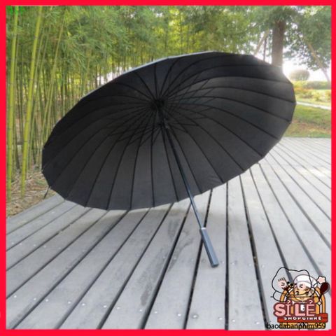 Ô 24 Nan Siêu Rộng Chống Nắng Mưa - Dù Bền Chắc, Vải Chống UV, Tay Cầm Da Thoải Mái - Phụ Kiện Ngoài Trời Thời Trang