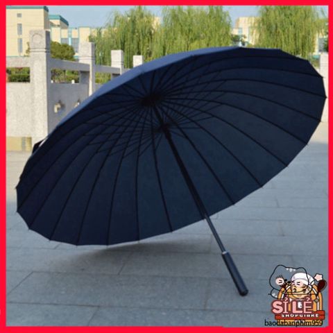 Ô 24 Nan Siêu Rộng Chống Nắng Mưa - Dù Bền Chắc, Vải Chống UV, Tay Cầm Da Thoải Mái - Phụ Kiện Ngoài Trời Thời Trang
