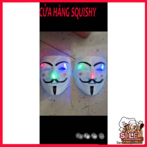 Mặt Nạ Hacker Anonymous - Phụ Kiện Cosplay Hóa Trang Halloween, Đen Bạc Vàng Trắng, Độc Đáo Cho Dự Tiệc và Fandom Tech