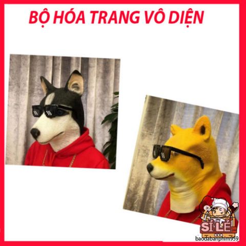 Mặt Nạ Hài Hước Troll Silicone - Phụ Kiện Tiệc Halloween, Giáng Sinh với Thiết Kế Cá Xanh, Chó, Ngựa, Ếch Vui Nhộn