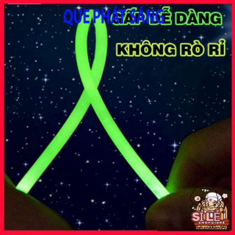 Combo 50/100 Que Phát Sáng Đa Sắc Kèm Nút Gắn - Vòng Đeo Tay Glow Stick Sáng Tạo Cho Tiệc Tùng, Lễ Hội, Giải Trí
