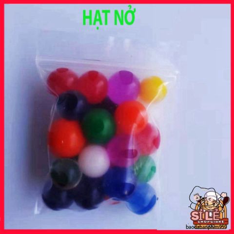 Set 50 Viên Hạt Nở Lớn Nhiều Màu Sắc - Đồ Chơi Sáng Tạo Trang Trí Tiệc Tùng, Phát Triển Kỹ Năng Tư Duy Cho Trẻ Em