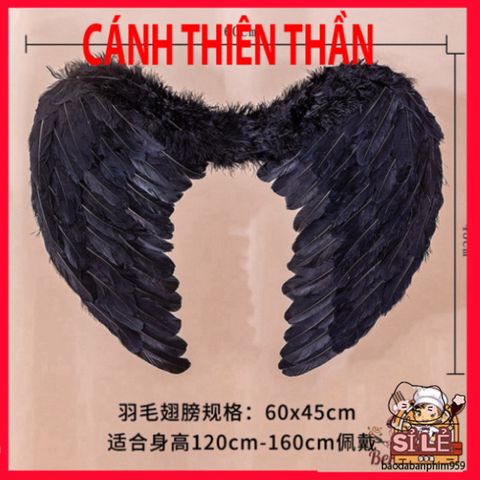Cánh Lông Vũ Cosplay Halloween Trẻ Em - Phụ Kiện Lễ Hội Độc Đáo Màu Trắng/Đen/Hồng, Hoàn Hảo Cho Hóa Trang và Chụp Ảnh