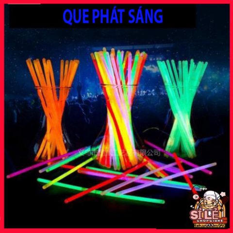 Que Phát Sáng Nhiều Màu - Hộp 100 Que Phát Sáng An Toàn cho Tiệc Tùng, Sự Kiện, và Hoạt Động Ngoài Trời