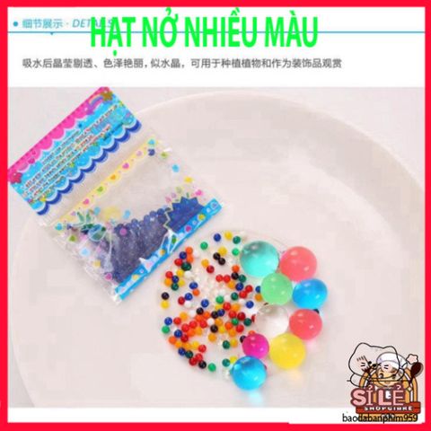 Hạt Nở Trồng Cây Thủy Sinh - Hạt Pha Lê Trang Trí Đẹp Cho Bình Hoa, Dễ Sử Dụng, Tăng Kích Thước Đến 14mm