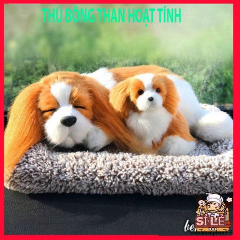 Thú Bông Mèo Trắng Lông Mềm Khử Mùi & Lọc Khi Cho Xe Ô Tô - Đồ Chơi Dễ Thương Cho Chó Mèo