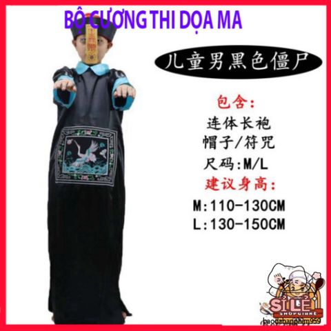 Bộ trang phục hóa trang Tử Thi Ma Quái - Thời Trang Halloween Độc Đáo cho Tiệc Tùng và Cosplay - Kích thước L, Phong Cách ấn Tượng
