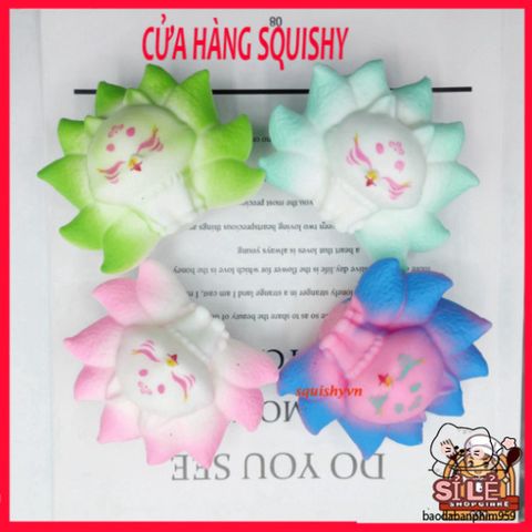 Hồ Ly Tinh Xanh Dương 7 Màu Squishy - Đồ Chơi Giải Trí Siêu Dễ Thương, Giảm Căng Thẳng Cho Trẻ Em