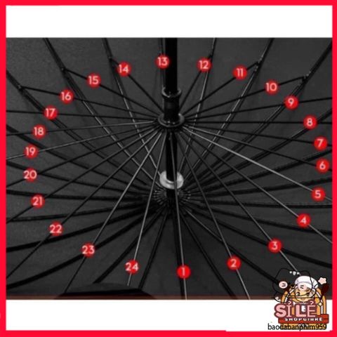 Ô Dù Siêu Bền 24 Nan Chống Gió - Thiết Kế Chắc Chắn, Thích Hợp Mọi Thời Tiết, Bảo Vệ Hiệu Quả Và Tiện Lợi Hà Nội