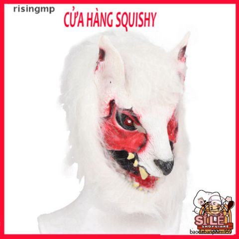 Mặt Nạ Sói Halloween Độc Đáo Kèm Găng Tay - Phụ Kiện Hoá Trang Tuyệt Vời Cho Tiệc Tùng và Lễ Hội