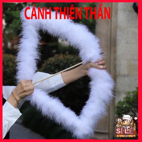 Bộ cánh cục cưng cosplay lông vũ trắng cho bé - Trang phục biểu diễn, hóa trang, chụp ảnh - Nhiều kích cỡ lựa chọn
