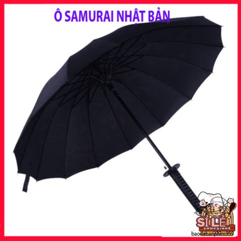 Ô Dù Katana Nhật Bản 16 Nan - Phụ Kiện Thời Trang Che Nắng, Kháng Mưa - Thiết Kế Độc Đáo Giống Kiếm Nhật Bản