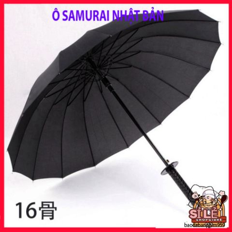Ô Dù Katana Nhật Bản 16 Nan - Phụ Kiện Thời Trang Che Nắng, Kháng Mưa - Thiết Kế Độc Đáo Giống Kiếm Nhật Bản