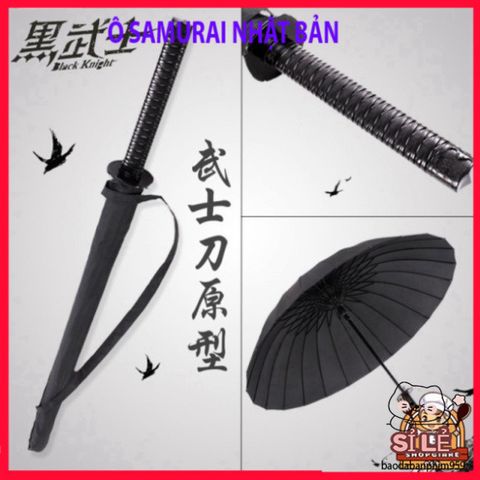 Ô Dù Katana Nhật Bản 16 Nan - Phụ Kiện Thời Trang Che Nắng, Kháng Mưa - Thiết Kế Độc Đáo Giống Kiếm Nhật Bản