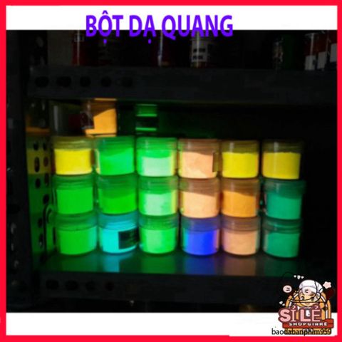 Bộ 6 Màu Bột Dạ Quang Trường Thịnh Epoxy Nhập Khẩu Từ Đức - Chất Lượng Cao, Phát Sáng Tối, Sáng Tạo Nghệ Thuật DIY