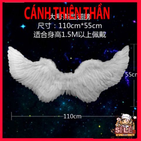 Bộ Cánh Thiên Thần Trắng Đáng Yêu - Trang Phục Hóa Trang Halloween Cho Bé với Lông Vũ và Gậy Ma Thuật - Quà Tặng Xinh Xắn