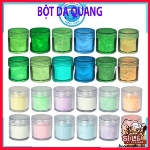 Bột Dạ Quang 10G Nhiều Màu - Sáng Rực Rỡ Trong Đêm, Giải Pháp Sáng Tạo Nghệ Thuật Cho Không Gian Sống Thêm Độc Đáo