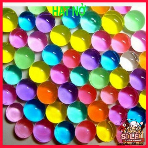 Gói 100 Viên Hạt Nở Slime Trang Trí Lọ Hoa - Hạt Tinh Thể Trồng Cây Không Cần Đất, An Toàn, Độc Đáo Cho Không Gian Sống