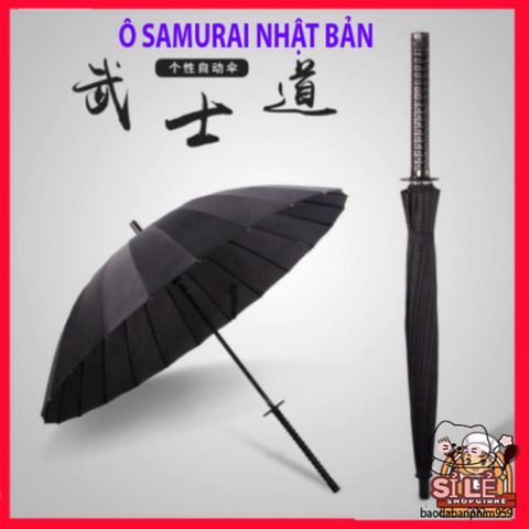 Ô Dù Samurai Nhật Bản Cán Dài - Ô Kiếm Đôi Thời Trang Cao Cấp, Chắc Chắn và Bền Bỉ cho Nam Nữ
