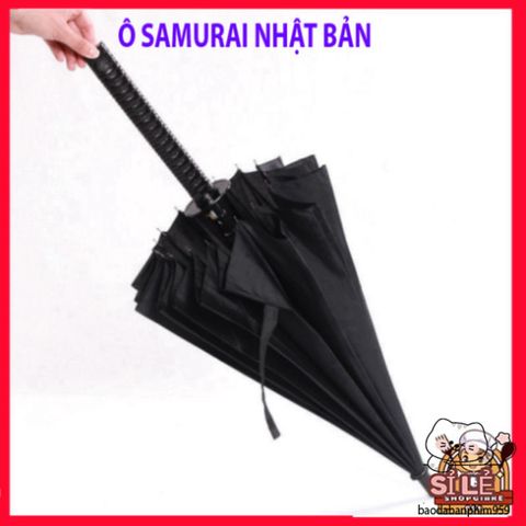 Ô Dù Samurai Nhật Bản Cán Dài - Ô Kiếm Đôi Thời Trang Cao Cấp, Chắc Chắn và Bền Bỉ cho Nam Nữ