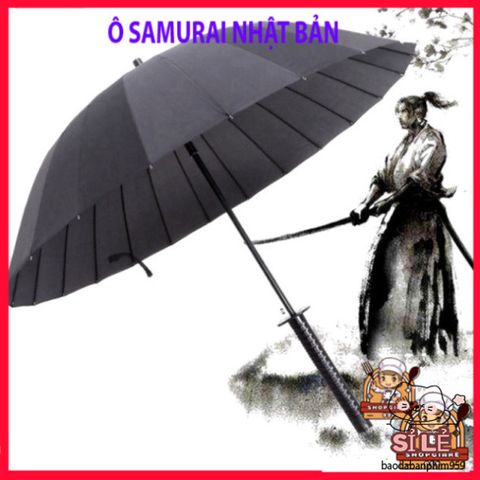 Ô Dù Katana Samurai Đen - Chống Nắng Mưa Hiệu Quả, Thiết Kế Nhật Bản Sang Trọng, Phù Hợp Thời Trang, Bảo Vệ Bạn Trong Mọi Thời Tiết