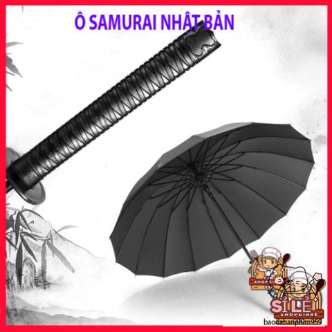 Ô Dù Katana Samurai Đen - Chống Nắng Mưa Hiệu Quả, Thiết Kế Nhật Bản Sang Trọng, Phù Hợp Thời Trang, Bảo Vệ Bạn Trong Mọi Thời Tiết