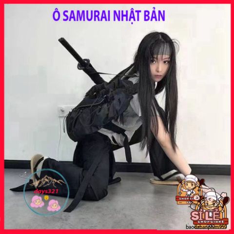 Ô Dù Katana Samurai Đen - Chống Nắng Mưa Hiệu Quả, Thiết Kế Nhật Bản Sang Trọng, Phù Hợp Thời Trang, Bảo Vệ Bạn Trong Mọi Thời Tiết