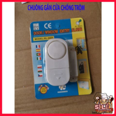 Chuông Từ Gắn Cửa Thông Báo Chống Trộm Nhỏ Gọn - Âm Thanh 105 dB, Dễ Dàng Lắp Đặt, Bảo Vệ An Ninh Gia Đình