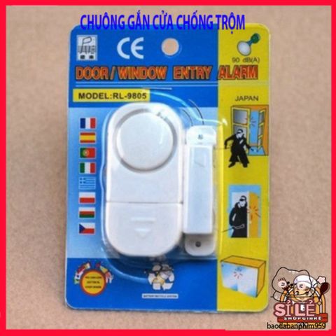 Chuông Từ Gắn Cửa Thông Báo Chống Trộm Nhỏ Gọn - Âm Thanh 105 dB, Dễ Dàng Lắp Đặt, Bảo Vệ An Ninh Gia Đình