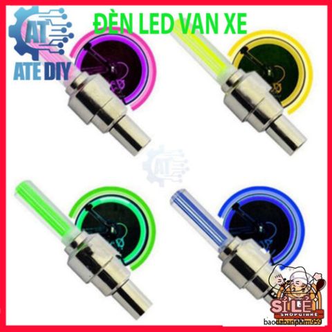 Đèn LED Neon Gắn Bánh Xe Đạp và Xe Máy - Đèn Phát Sáng Nắp Van An Toàn và Thú Vị cho Chuyến Đi Ban Đêm